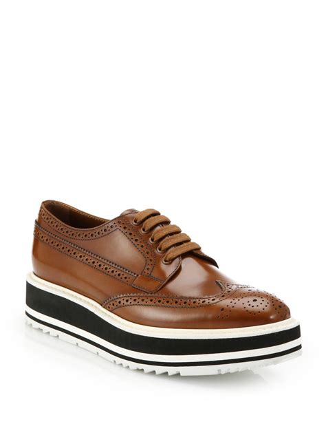 prada strap brogues|prada platform shoes women.